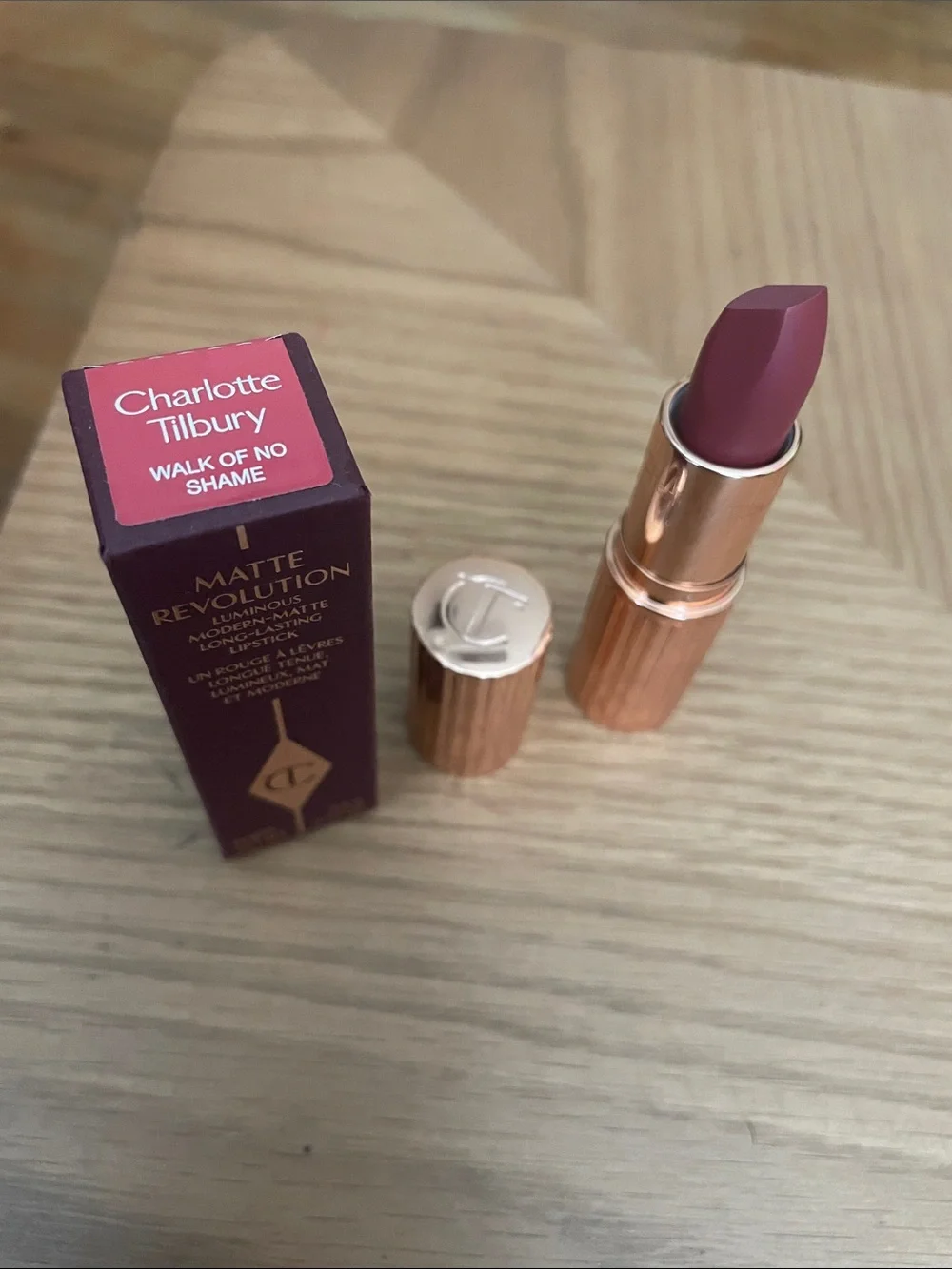 Charlotte Tilbury Matte Revolution Lipstick — Mauve Pink Shade